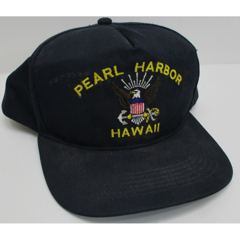 Vintage North Star Pearl Harbor Hawaii adjustable Cap Hat made in USA !